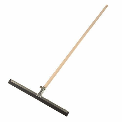 SIDCO Wasserschieber Metall + Holzstiel Bodenabzieher Bodenwischer Wasserabzieher 45cm