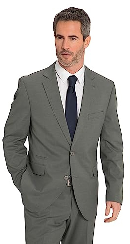 JP 1880 Herren große Größen Übergrößen Menswear L-8XL Sakko, FLEXNAMIC®, Baukasten Paris, Flecken-Schutz, bis Gr.36/72/134 moosgrün 68 815894195-68