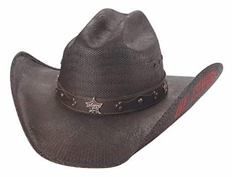 Generisch Bullhide Hats Cowboyhut Strohhut PBR Be Cowboy braun Cattleman (as3, Alpha, l)