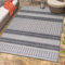 Carpetsale24 In & Outdoor Teppich Wetterfest Skandinavischer Design Beige 80 x 150 cm Läufer - Waschbarer Küchenteppich Wesserfest Flachgewebe Teppiche für Balkon Terrasse Küche Wohnzimmer