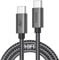 XAOSUN 240W USB C to USB C Cable (3m/10ft), Type C Fast Charging Data Cable, E-Marker 2.0 & PD 3.1,48V/5A for iPhone 15 Plus Pro Max, MacBook Air Pro, iPad Air Pro, Samsung Galaxy S23+ Ultra, Pixel