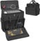 XIDIHF Maletín de transporte de doble capa para ordenador de sobremesa, bolsa de almacenamiento de viaje para chasis, teclado, cable, mouse y accesorios, solo bolsa (negro)