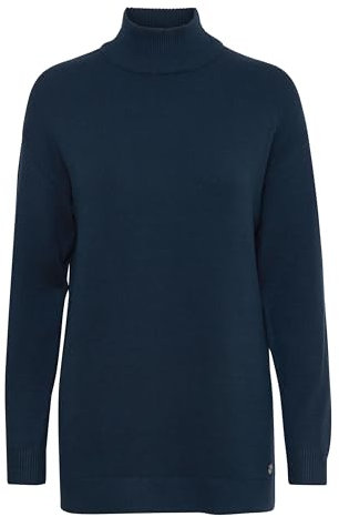 OXMO OXRatina Damen Strickpullover, S, Total Eclipse (194010)