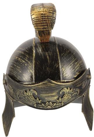 CIMAXIC Antiker Römischer Helm Kostüm Römischer Gladiator Römisches Kostüm Für Erwachsene Antiker Römischer Soldatenhelm Kopfbedeckung Eines Römischen Antikes Rom Kind Cosplay Plastik