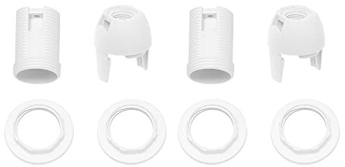 Niniang 2 x Schrauben für Gehäuse aus Kunststoff, Typ E14, Lampenfassung AC 250 V, 2 A