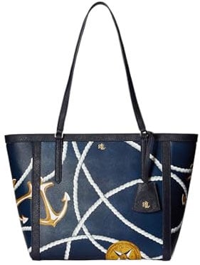 Ralph Lauren Schultertasche Clare Tote Medium 4318424310, blau, Einheitsgröße
