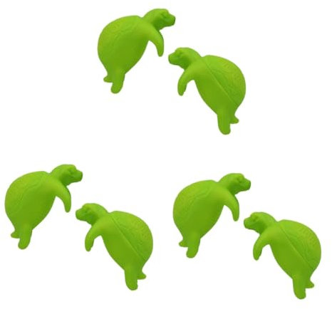 TOPBATHY 6 Pièces Filtres À Café Sachets De Thé En Silicone Feuilles De Thé Infuseur À Thé En Silicone À Feuilles Mobiles Infuseur À Épices Réutilisable Pour Animaux Panier À Friture Boule