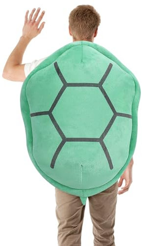 Schildkrötenpanzer Plüschtier Groß Tragbarer Schildkrötenpanzer Kissen Plüschtier Schildkrötenpanzer Stofftier Schildkrötenpanzer Schildkröte Cosplay Kostüm für Kinder Erwachsene 29,5 zoll