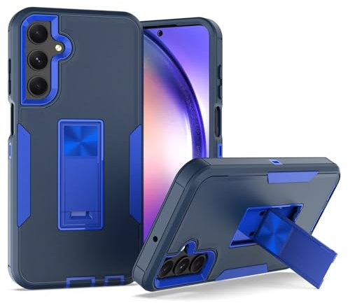 HAOFUGUI Case for iPhone XR Case Cover, [TPU+PC] [Scratch Resistant] [Ring Stand], Military Shockproof Phone Case for iPhone XR-Dark Blue