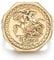 Gold-Plated Hexagon St George Dragon Slayer Sovereign Ring - 25g, Waterproof (12) - Bling King London
