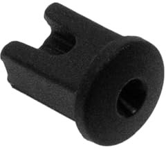 Generisch Kabelklemme für Kabel an Blende/Dynamo Kabel Plug Tülle Stopfen Schuh Durch Führung Rahmen Cap Cable Schutz - Schwarz (2)
