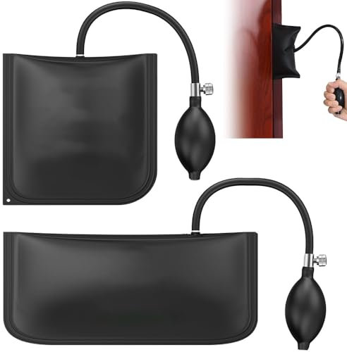 2Pcs Air Wedge Door Pump up Bags Air Wedges Pump Alignment Tool Heavy Duty Car Window Frame Airr Wedg Winbag Inflatable Air Wedge for Door Window Installation and Car Repair