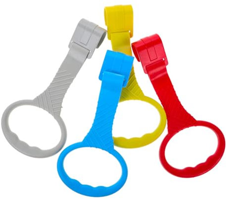 SOPOTUTU 4 Stück -laufstall Kleinkinder Krippe Ringe Motor Kindergarten Klimmzugstangen Für Den Laufstall Zum Aufhängen Für Babys Laufhilfe Für Babys Babykettenglieder Plastik