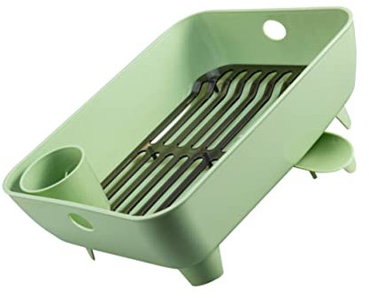 Holibanna 1Pieza Rejilla de Almacenamiento de Organizador de Utensilios con Drenaje Estante Multifuncional y Suministro de Cocina