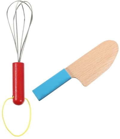 BESPORTBLE 2pcs Toy Kitchen for Year Old Boys Boy Girl Whisk Toy Safe Educational