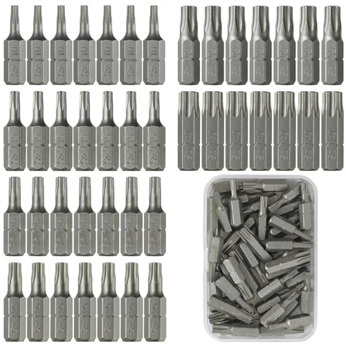 42 Stück Torx Bit Set, 25mm T10/T15/T20/T25/T30/T40 Schraubendreher Bits