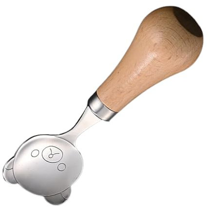 dewdat Babylöffel,Edelstahl Kindersicheres Babybesteck Mit Abgerundeten Kanten | Edelstahl-Löffel Zur Selbstfütterung Für Kleinkinder Und Mädchen Zum Geburtstag