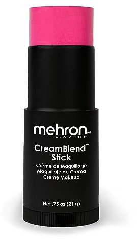 Mehron Make-up CreamBlend Stick | Gesichtsbemalung, Körperbemalung und Grundierungscreme-Make-up | Körperfarbe Stift (Pink)