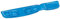 Gel-Handgelenkauflage, höhenverstellbar Nein, 466mm breit, Tiefe 86mm, blau