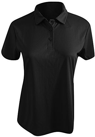 AWDis Just Cool JC045 Ladies Cool Polo Shirt - Jet Black - XS