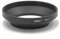 vhbw Gegenlichtblende für 62mm Objektiv - Weitwinkel-Streulichtblende, Schwarz, Metall, rund