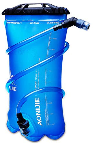 TRIWONDER Soft Flask TPU Running Water Bladder Collapsible Water Bag for Hydration Pack for Hiking Cycling Marathon (Bladder - 3L)