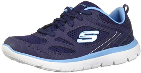 Skechers Damen Sneakers,Sports Shoes, Navy Blue, 39 EU