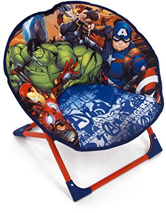 ARDITEX Avengers Sessel rund für Kinder, Polyester, mehrfarbig, 50 x 50 x 50 cm