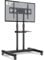 Tavr - Mobile per televisore con carrello e staffa, ruote bloccabili mensola, altezza regolabile, adatto televisori a schermo piatto da 32-70 pollici o curvi, monitor, display, capacità di carico
