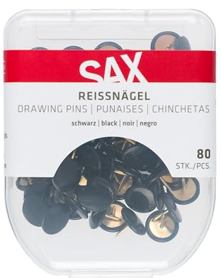 Sax Reißnägel (Schwarz, Reißnägel)