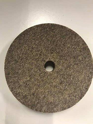 Dagema eG Filzscheibe 150 mm Aluminiumoxid Sehr fein Radial für Schleifmaschinen 14 mm 140x150 mm