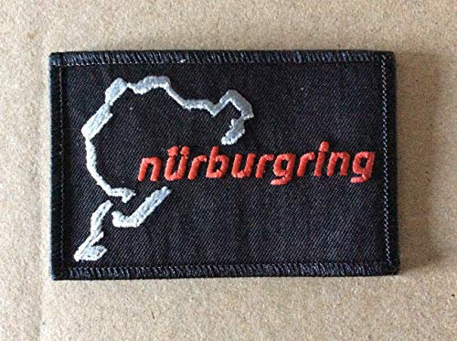 Aufnaher Toppa Blue Hawaii Patch Nurburgring 9 x 6 cm
