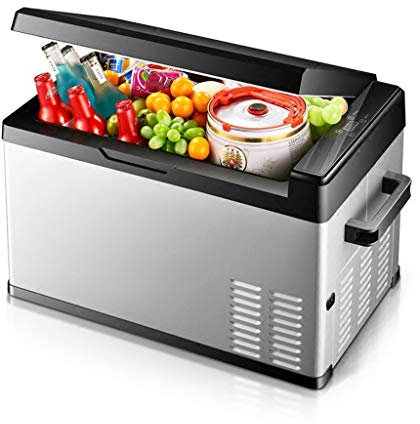 MU Portable Digital Display Compressor Fridge Freezer,30L