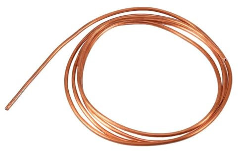 Tube en cuivre souple 2M - Tube en Cuivre Flexible OD 3mm x ID 2mm Tuyau à bobine souple pour réfrigérateur de climatiseur