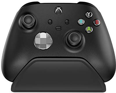 YAMAZA Gamepad Holder Manager für Die XboxOne S X Serie, ABS Griffbasis Ständer, Rutschfeste Kratzfeste Xbox Controller Halterung Spielkomponente, Stabile Gamepad-Station, Schwarz