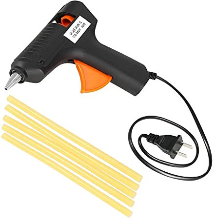 General Hot Melt Glue Gun Paintless Dent Repair Tool Bridge Dent Puller and Hot Melt Glue Gun Ideal for DIY Crafting (Color : Black, Size : One Size)