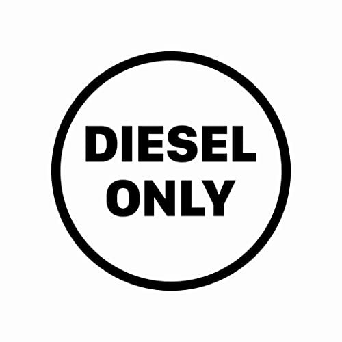 Diesel Fuel Only Stickers Decals Vinyl Fuel Cap Filler Flap Car Van Truck