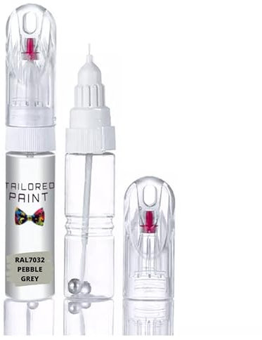 RAL7032 Pebble Grey Multi Surface Touch Up Paint Pen All in 1 Interior & Exterior Wood, Metal, Plastic, uPVC, Ceramic All Weather Gloss 100% Sheen
