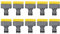Jardibric - Lots de 10 Raccord D'arrosage (Nez de Robinet 1 - 3/4)