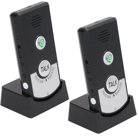 Unità Interfono Wireless, Indicazione Luminosa di Chiamata a 2 Vie Interfono Vocale Wireless per la Casa