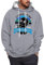 KONG JIMFAN Hoodies Herren Hoodie Regenjacke Wandern Herren Devil Hoodie Hoodie Sweatjackes Herren Hoodie Vintage Hemd Festliche Bolerojacke Herren Anzug Schwarz Schwarzer Zip Hoodie(Gray,XL)