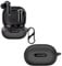 carinacoco Silicone Case for Anker soundcore P40i with Carabiner, Soft and Flexible, Ultra-Thin Shockproof Cover Slim-Fit Anti-Fall Earphone Case for Anker soundcore P40i, Black