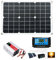 MGHRUE Kit De Panneau Solaire 150 W, Kit Solaire Monocristallin 12 V, Kit Hors Réseau, 1 Onduleur + 1 Panneau Solaire 18 W 18 V + Câble DC + Pince Crocodile DC + 1 Contrôleur 30 A.