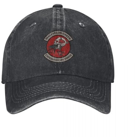 Helldivers Malevelon Creek Patch, Baseball Cap, Classic Worn Denim Cap, Crazy Sun caps for Video Game Art Fans, Unisex Outdoor hat