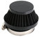 ENLIGMA Vergaser Universal Vergaser Luftfilter Reiniger 48mm 60mm Motorrad Roller Für KEIHI Für Für MIKUNI Für OKO Vergaser Ersatzvergaser(Zwart,60mm)