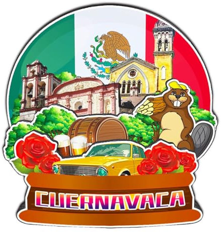 Orlaybar Cuernavaca Morelos Mexico Decorative Magnet 3D Refrigerator City Travel Souvenir Tourist Gifts Handmade Craft Fridge Magnet Home Decoration -2417