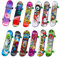 12 Stück Stylische Fingerskateboards,Mini Griffbrett Bunt Skatepark Fingerboard,Finger Skateboard,Professionelles Finger Spielzeug,für Kinder als Geburtstag Geschenk Kleinspielzeug (Zufällige Muster)