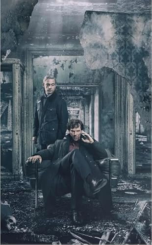 DMQBT 1000 Pieces Puzzle Sherlocks Film Poster for Family Stress Relief Educational Toys Jz153Tw