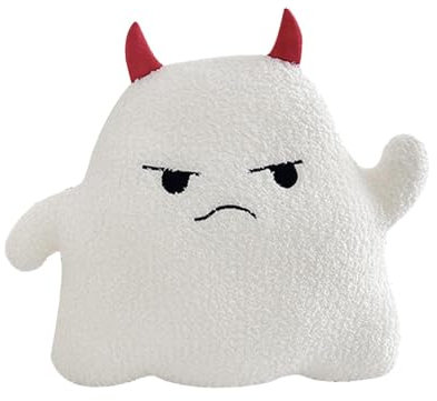 Bvizyelck Stoffteufel, Plüschteufel - Böser Teufel Stofftier - Süßes Geister-Plüschkissen, weiches Teufelskissen, gefüllte Plüschtiere, Puppenspielzeug, lustige Raumdekoration