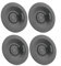 4 Pcs Espresso Cleaning Disc 54mm Sage Cleaning Disc Coffee Machine Cleaning Tablets Silicone Backflush Disc for Breville Espresso Machines Compatible with Most for Espresso Machines